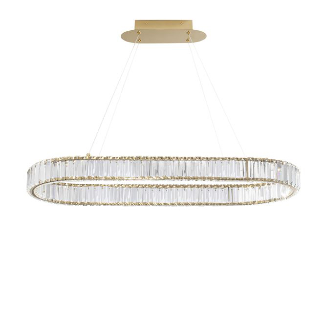 Lustra LED suspendata cristal design elegant AURELIA 48W, Candelabre si Lustre moderne⭐ modele elegante de lux pentru dormitor living, bucatarie.✅DeSiGn decorativ unic!❤️Promotii lampi❗ ➽www.evalight.ro. Alege corpuri de iluminat suspendate pt interior stil modern, suspensii de tip pendule cu cristale, abajur material textil, lemn, metal, sticla, bec tip lumanare Edison sau LED, ieftine de calitate deosebita la cel mai bun pret.

 a