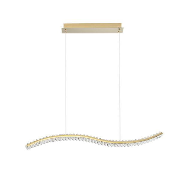 Lustra LED suspendata cristal design elegant AURELIA 40W, Promotii lustre, reduceri⭐ corpuri de iluminat, mobila si decoratiuni de interior si exterior.⭕Oferte Pret redus online ➽ www.evalight.ro❗ a