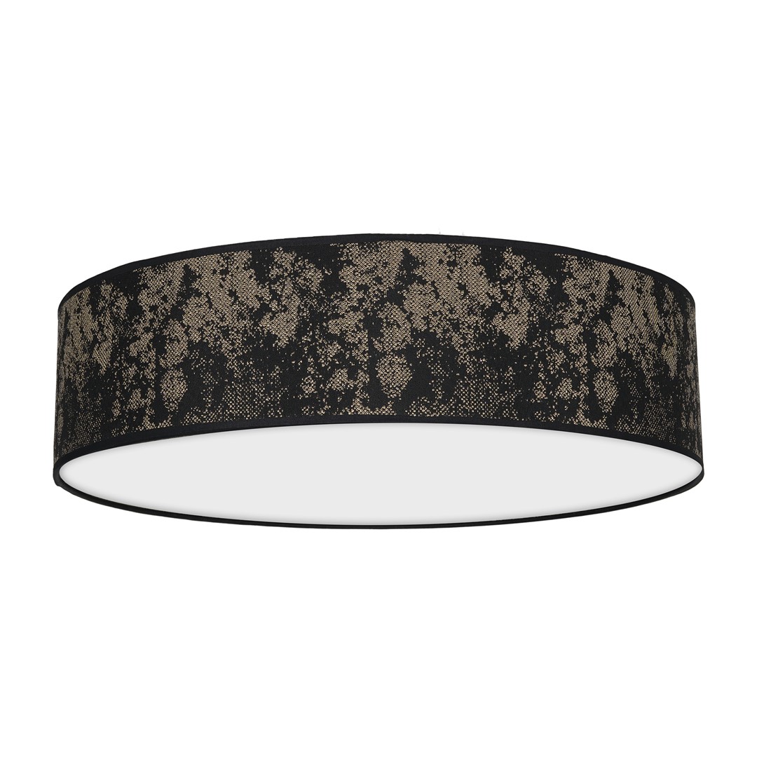 Plafoniera design modern SATINO negru, auriu, 50cm, Corpuri de iluminat interior, moderne⭐ modele lustre interior pentru living, dormitor, bucatarie, baie.✅DeSiGn decorativ de lux!❤️Promotii lampi❗ ➽www.evalight.ro. Alege Corpuri de iluminat interior elegante in stil modern, suspendate sau aplicate de tavan si perete, ieftine de calitate deosebita la cel mai bun pret.
 a