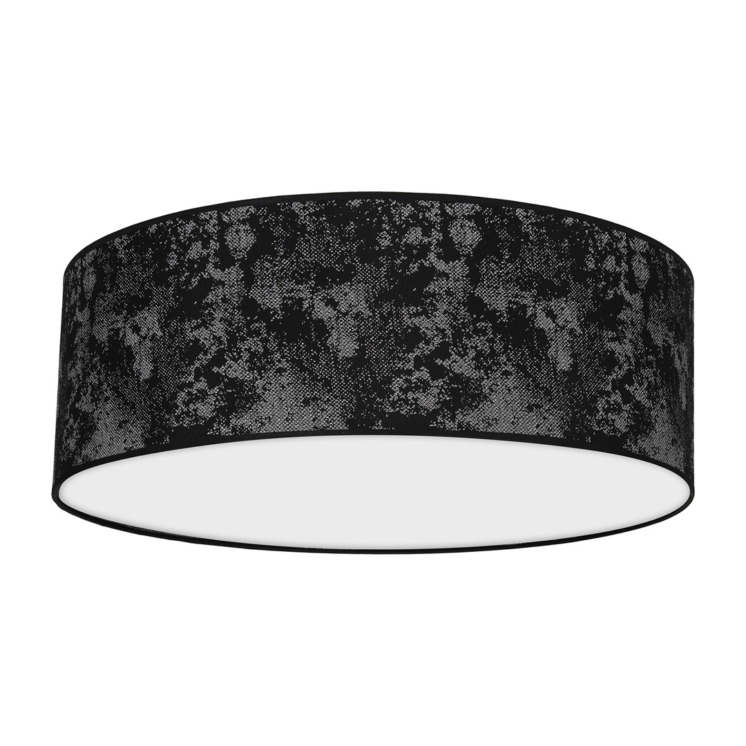 Plafoniera moderna SATINO negru, argintiu, 50cm, Corpuri de iluminat interior, moderne⭐ modele lustre interior pentru living, dormitor, bucatarie, baie.✅DeSiGn decorativ de lux!❤️Promotii lampi❗ ➽www.evalight.ro. Alege Corpuri de iluminat interior elegante in stil modern, suspendate sau aplicate de tavan si perete, ieftine de calitate deosebita la cel mai bun pret.
 a