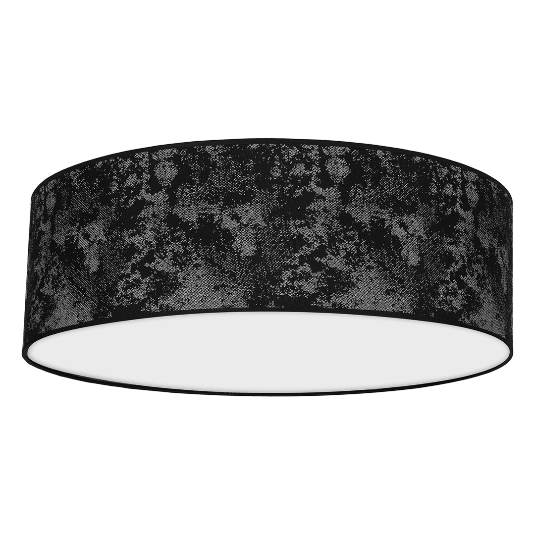 Plafoniera moderna SATINO negru, argintiu, 60cm, Corpuri de iluminat interior, moderne⭐ modele lustre interior pentru living, dormitor, bucatarie, baie.✅DeSiGn decorativ de lux!❤️Promotii lampi❗ ➽www.evalight.ro. Alege Corpuri de iluminat interior elegante in stil modern, suspendate sau aplicate de tavan si perete, ieftine de calitate deosebita la cel mai bun pret.
 a