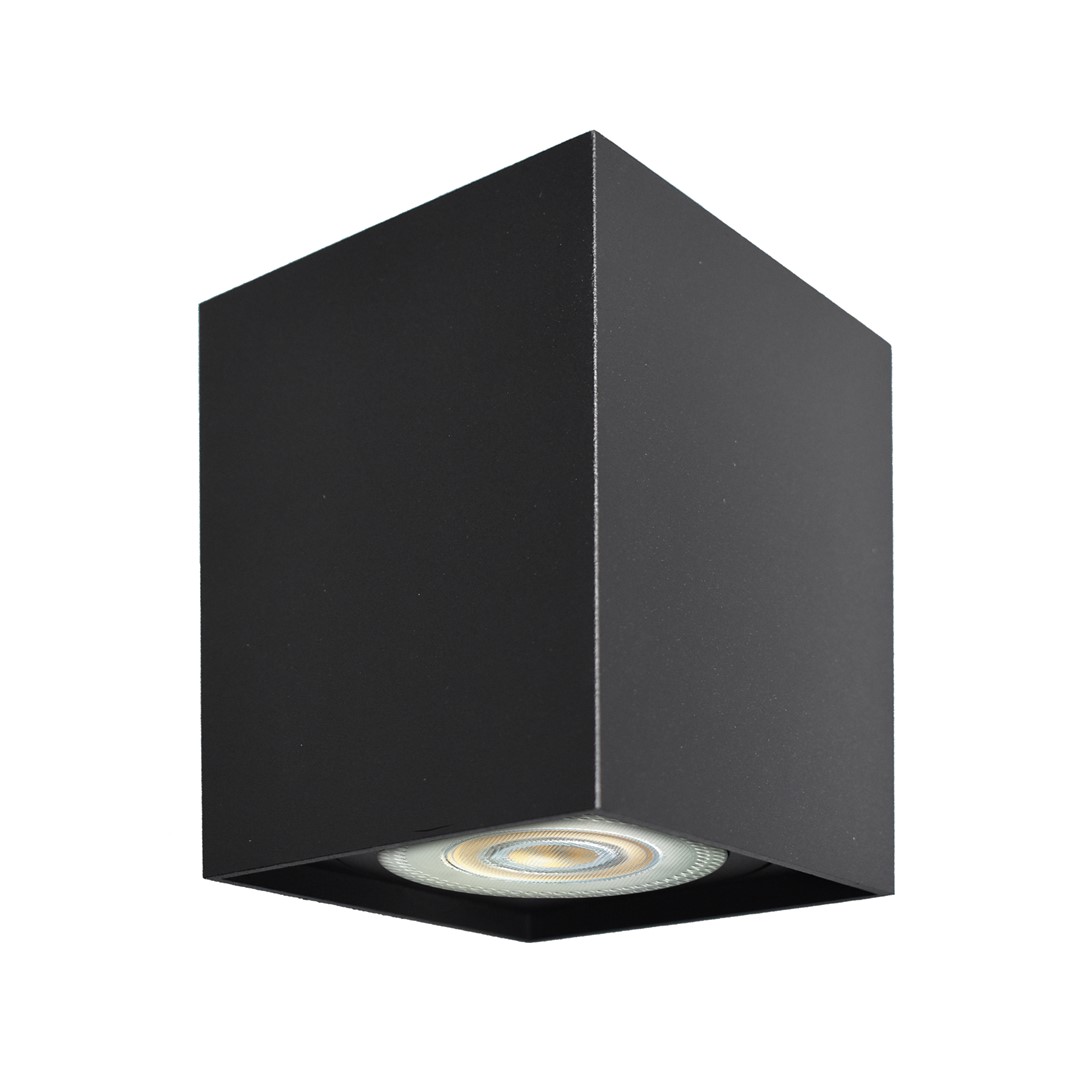 Spot aplicat modern BIMA negru, 8x8, Candelabre si Lustre moderne elegante⭐ modele clasice de lux pentru living, bucatarie si dormitor.✅ DeSiGn actual Top 2020!❤️Promotii lampi❗ ➽ www.evalight.ro. Oferte corpuri de iluminat suspendate pt camere de interior (înalte), suspensii (lungi) de tip lustre si candelabre, pendule decorative stil modern, clasic, rustic, baroc, scandinav, retro sau vintage, aplicate pe perete sau de tavan, cu cristale, abajur din material textil, lemn, metal, sticla, bec Edison sau LED, ieftine de calitate deosebita la cel mai bun pret. a