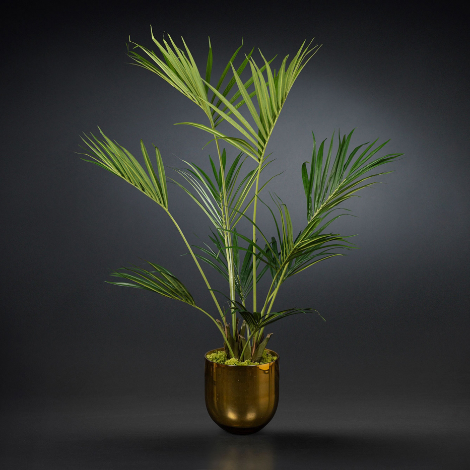 Aranjament floral mare decor festiv design LUX KENTIA PALM H-155cm, Aranjamente florale de lux, plante decorative & flori artificiale in ghiveci⭐ modele design modern ornamental natural pentru decor casa❗ ➽ www.evalight.ro. a