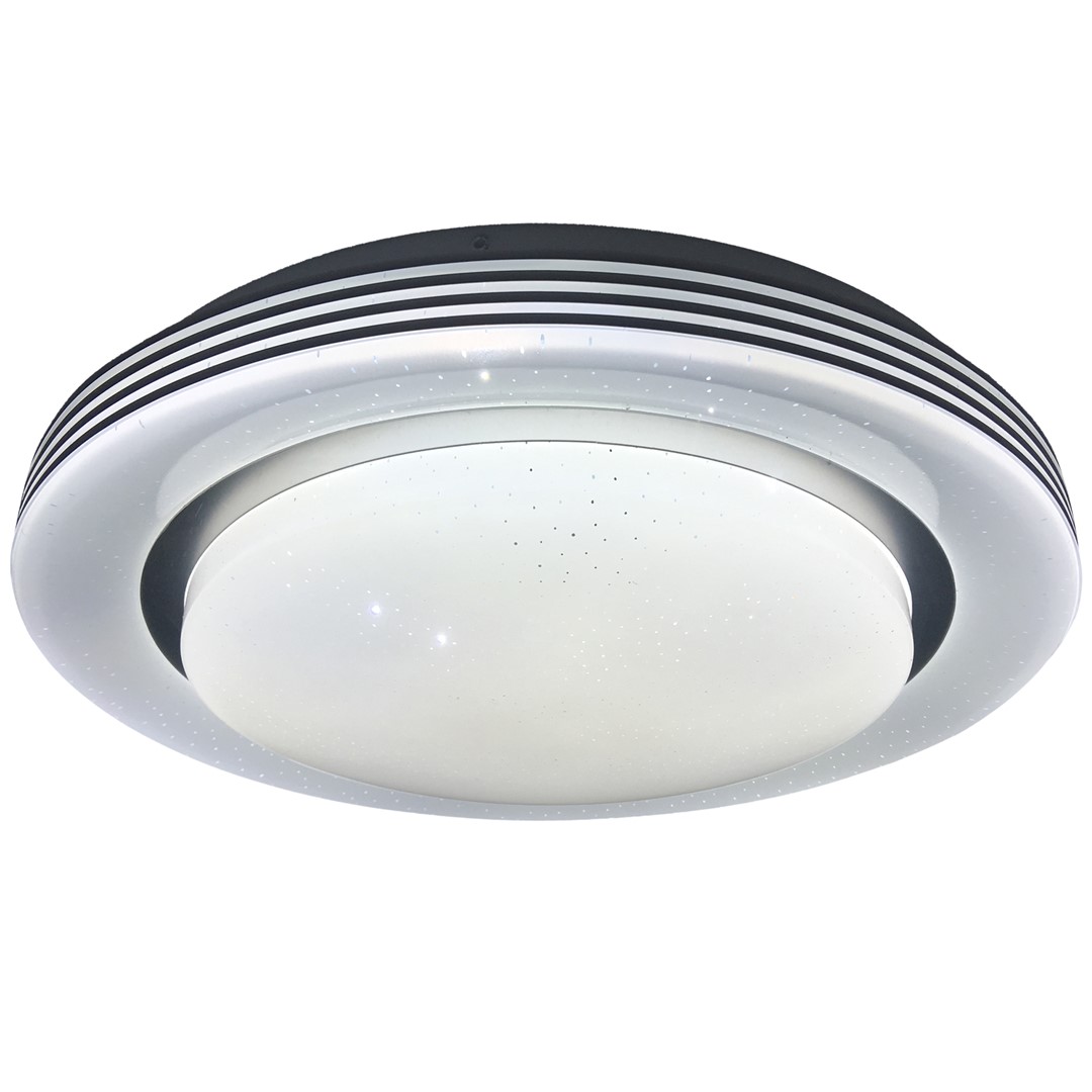 Plafoniera LED cu telecomanda, diametru 38cm, KELLY alb, Lustre LED cu telecomanda, dimabile⭐ modele moderne corpuri de iluminat LED cu telecomanda.✅Lampi DeSiGn LED decorativ❗ ➽www.evalight.ro a