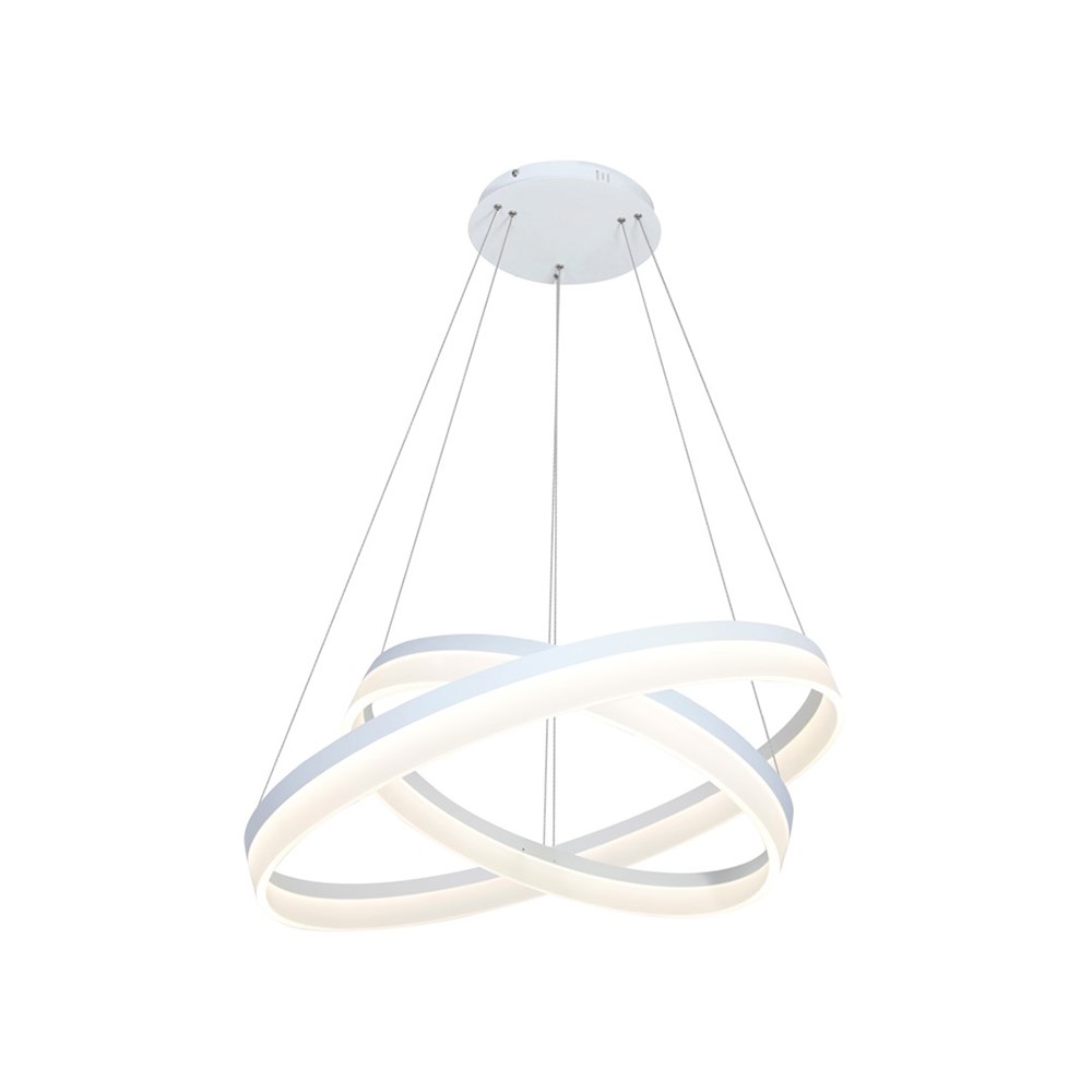 Lustra LED suspendata cu telecomanda RING alb, Lustre LED cu telecomanda, dimabile⭐ modele moderne corpuri de iluminat LED cu telecomanda.✅Lampi DeSiGn LED decorativ❗ ➽www.evalight.ro a