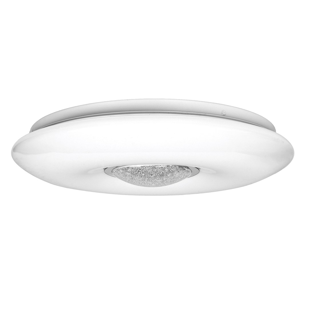 Plafoniera LED dimabila cu telecomanda, diametru 41cm, VELA alb, Lustre LED cu telecomanda, dimabile⭐ modele moderne corpuri de iluminat LED cu telecomanda.✅Lampi DeSiGn LED decorativ❗ ➽www.evalight.ro a