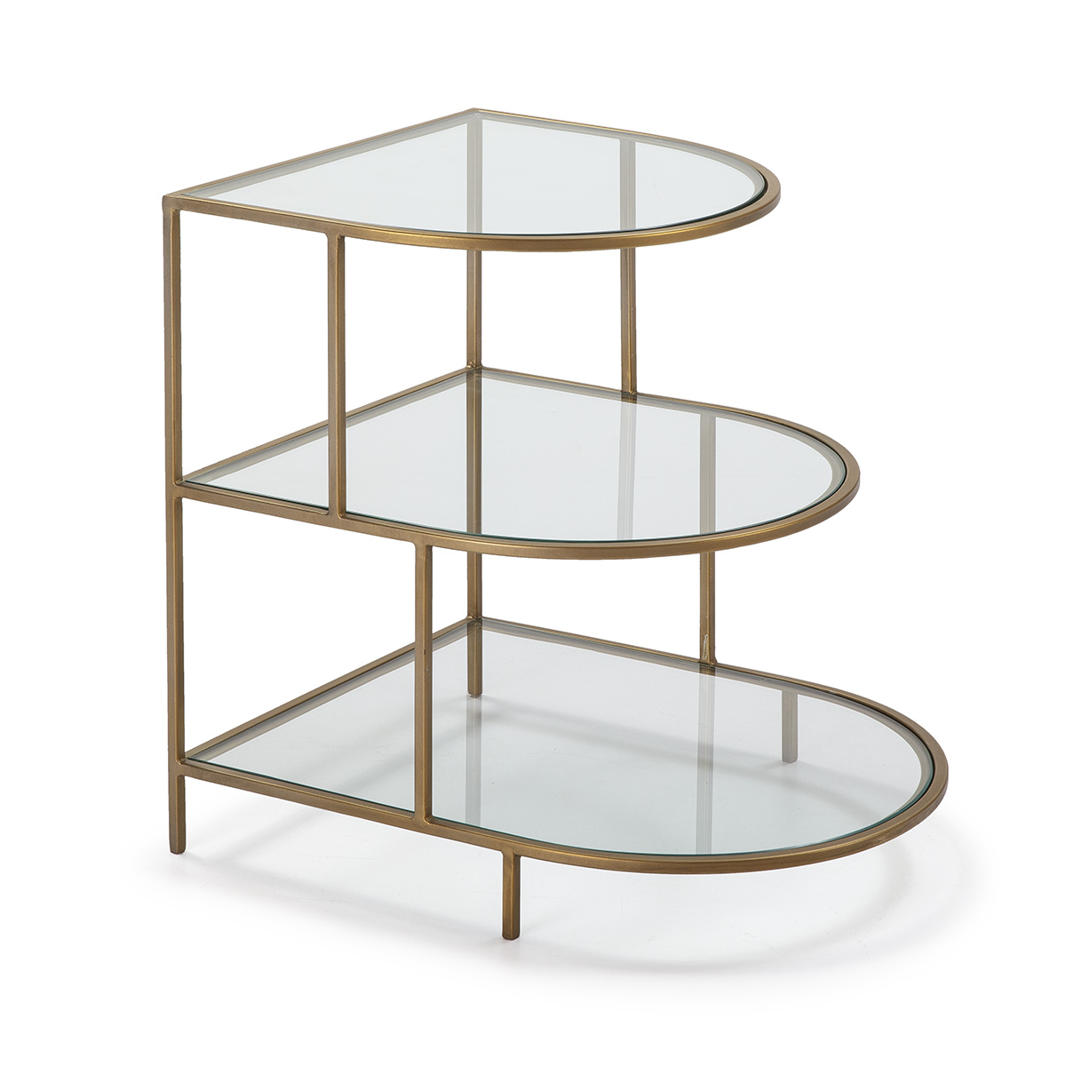 Masuta laterala / auxiliara Glass/Metal Golden 50x62x60cm, Masute de cafea, moderne⭐ modele elegante de lux din lemn, sticla pentru living.✅DeSiGn decorativ unic❗  ➽www.evalight.ro. Alege mese de cafea metal cu blat de sticla, marmura, rotunde si ovale, stil scandinav, clasic, vintage, retro, industrial, minimalist, ieftine si de calitate la cel mai bun pret.

 a