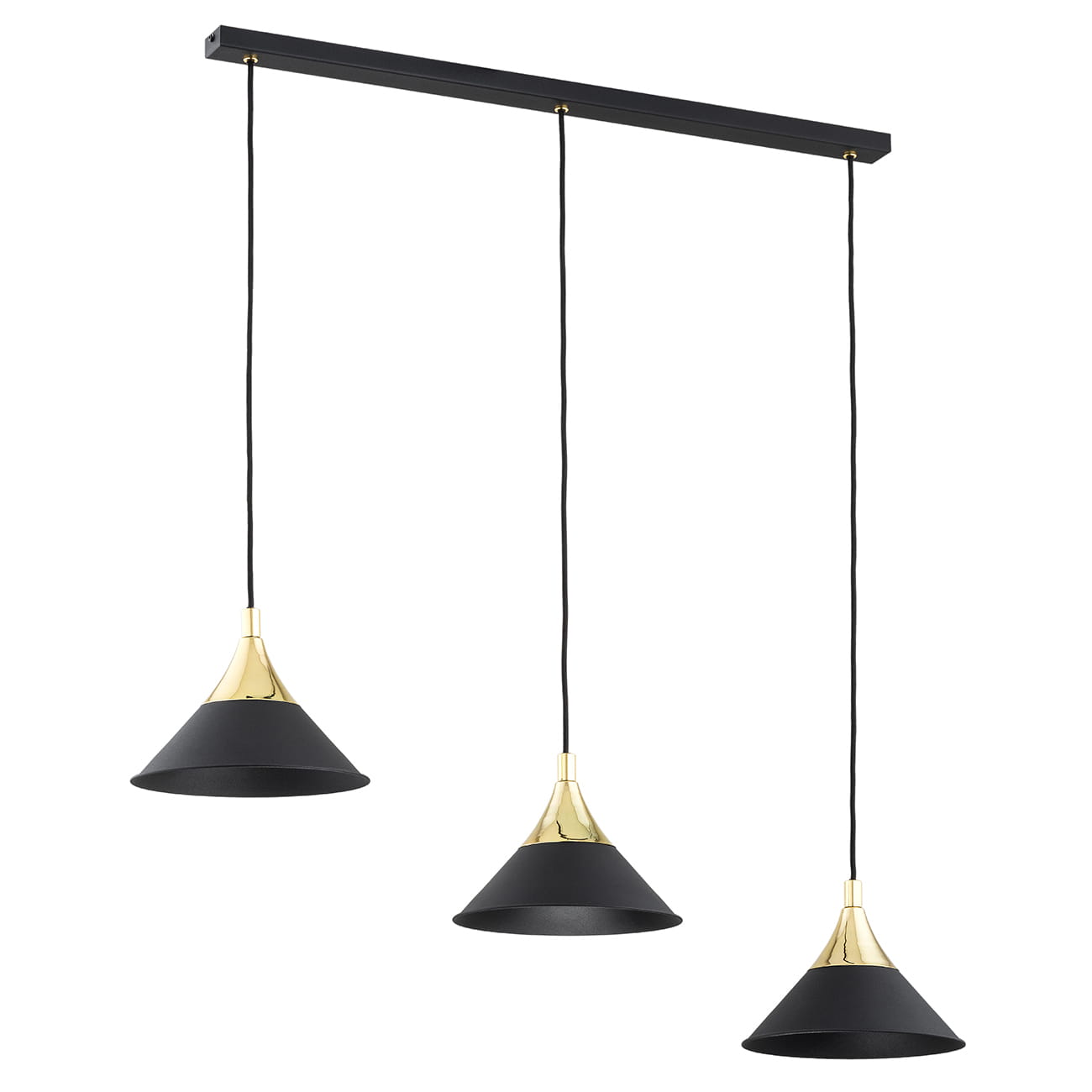 Lustra suspendata design modern MASSETO negru, Pendule / Lustre suspendate moderne, LED⭐ modele elegante pentru bucatarie, living dormitor.✅DeSiGn decorativ unic!❤️Promotii lampi❗ ➽www.evalight.ro. Alege corpuri de iluminat suspendate pt interior stil modern, suspensii de tip pendule cu cristale, abajur material textil, lemn, metal, sticla, bec tip lumanare Edison sau LED, ieftine si de lux, calitate deosebita la cel mai bun pret. a