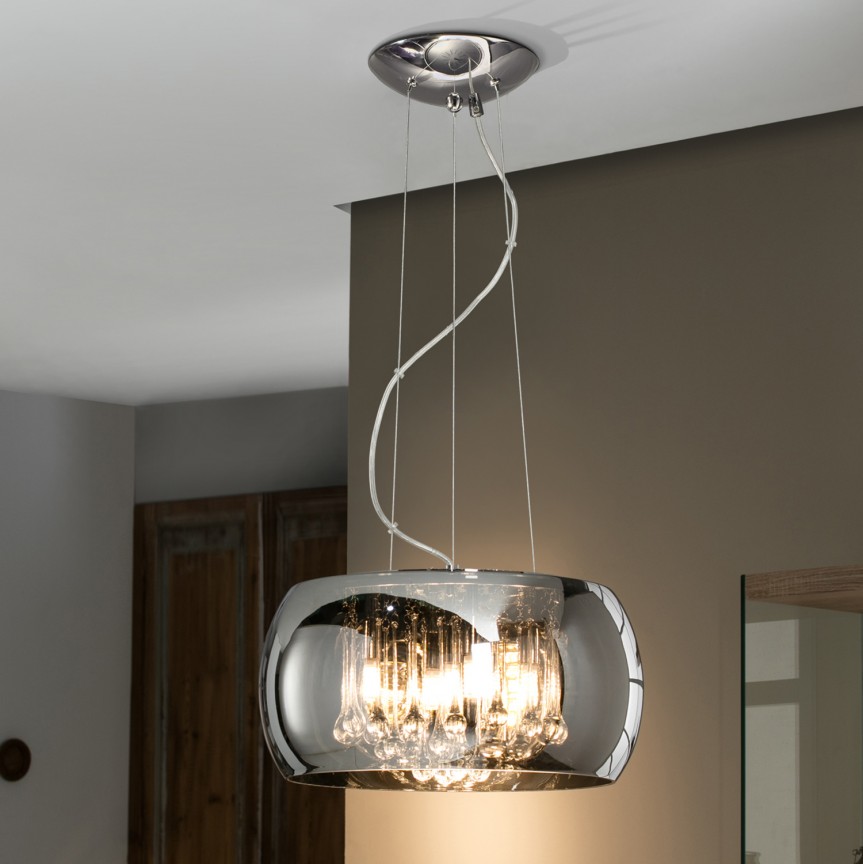 Lustra moderna design elegant Ø40cm ARGOS SV-508718, Cele mai vandute Corpuri de iluminat, lustre, aplice, veioze, lampadare, plafoniere. Mobilier si decoratiuni, oglinzi, scaune, fotolii. Oferte speciale iluminat interior si exterior. Livram in toata tara.  a