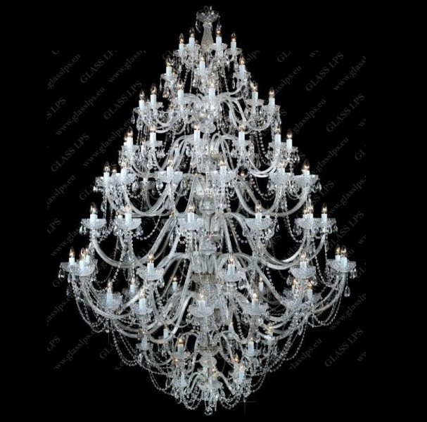 Candelabru XXXL 96 brate cristal Bohemia L11 006/96/1-A, Candelabre si Lustre moderne elegante⭐ modele clasice de lux pentru living, bucatarie si dormitor.✅ DeSiGn actual Top 2020!❤️Promotii lampi❗ ➽ www.evalight.ro. Oferte corpuri de iluminat suspendate pt camere de interior (înalte), suspensii (lungi) de tip lustre si candelabre, pendule decorative stil modern, clasic, rustic, baroc, scandinav, retro sau vintage, aplicate pe perete sau de tavan, cu cristale, abajur din material textil, lemn, metal, sticla, bec Edison sau LED, ieftine de calitate deosebita la cel mai bun pret. a