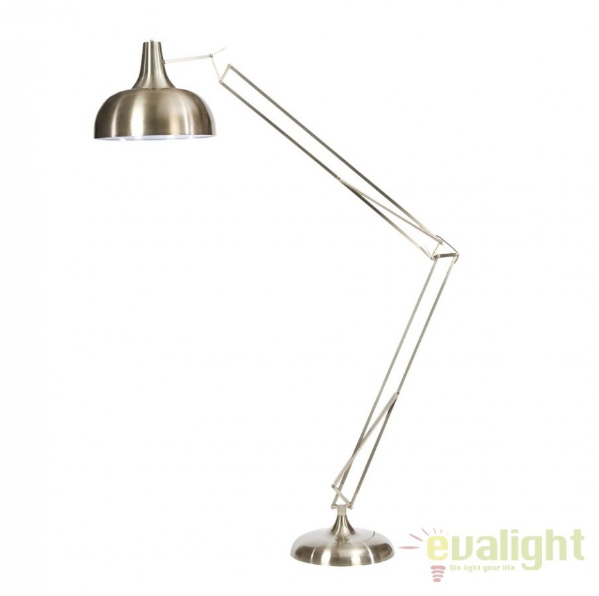 Lampadar, lampa de podea moderna, brat articulat, finisaj satinat, GIANT-XL-BRU MUNO Design, Promotii lustre, reduceri⭐ corpuri de iluminat, mobila si decoratiuni de interior si exterior.⭕Oferte Pret redus online ➽ www.evalight.ro❗ a