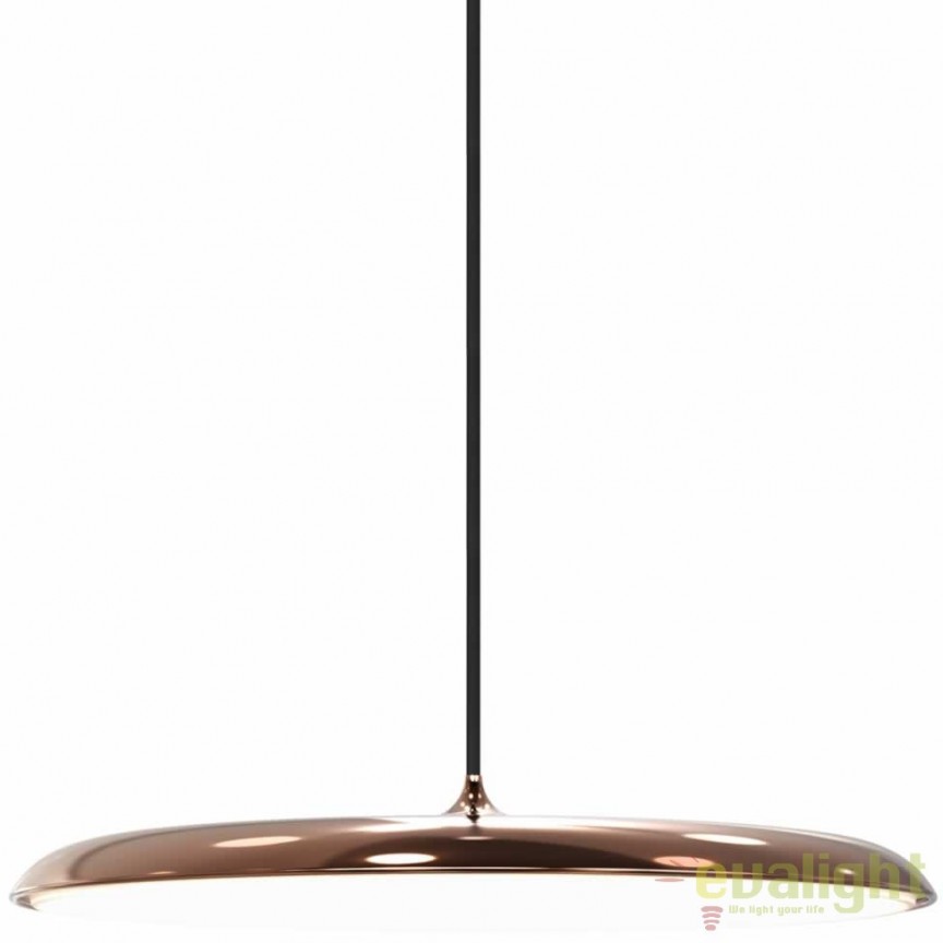 Lustra,Pendul design modern, diam.40cm, finisaj cupru, LED Artist 40 83093030 NL, Lustre LED, moderne⭐ modele pendule pentru iluminat dormitor, living, bucatarie.✅DeSiGn decorativ unic!❤️Promotii lampi LED❗ ➽ www.evalight.ro. Alege corpuri de iluminat cu LED suspendate pt interior, suspensii elegante de lux cu cristale (becuri cu leduri si module LED integrate cu lumina calda, naturala sau rece), ieftine de calitate deosebita la cel mai bun pret.  a