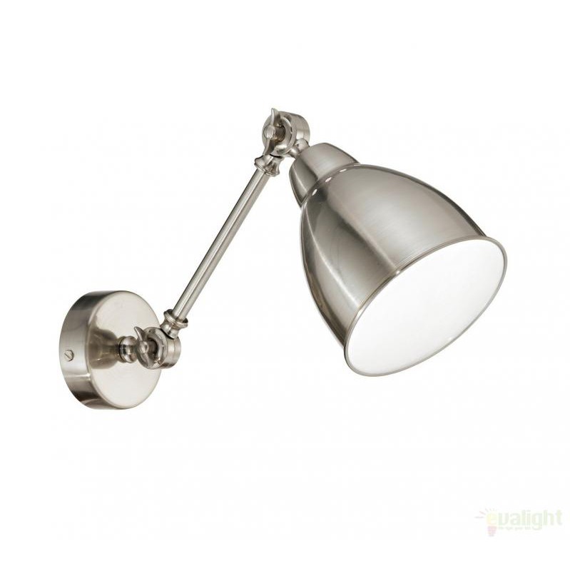 Aplica de perete cu brat reglabil, finisaj nickel, NEWTON AP1 016399, Promotii lustre, reduceri⭐ corpuri de iluminat, mobila si decoratiuni de interior si exterior.⭕Oferte Pret redus online ➽ www.evalight.ro❗ a