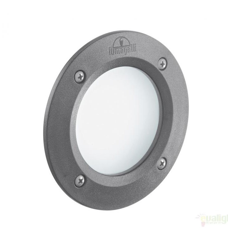 Spot incastrabil pt. exterior, diam.13,4cm, IP66, LED LETI ROUND FI1 GRIGIO 096568, Corpuri de iluminat exterior⭐ modele rustice, clasice, moderne pentru gradina, terasa, curte si alei.✅Design decorativ unic!❤️Promotii lampi❗ ➽www.evalight.ro. a