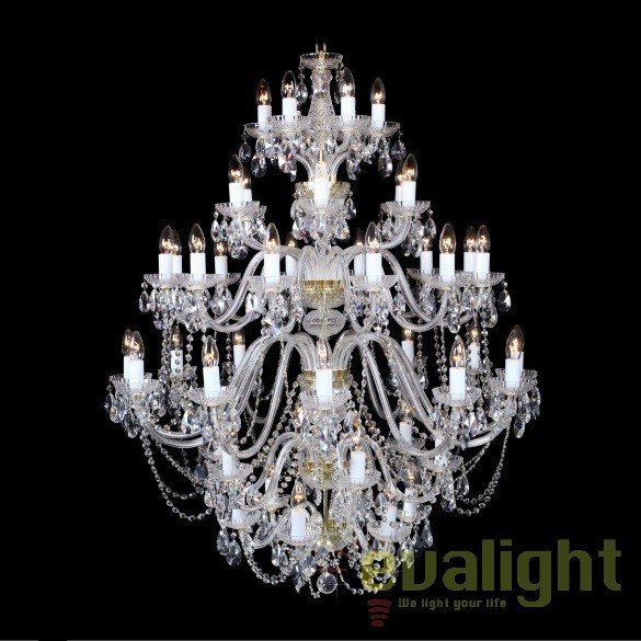 Lustra cu 60 brate cristal Bohemia, L11 006/60/1-A, Candelabre si Lustre moderne elegante⭐ modele clasice de lux pentru living, bucatarie si dormitor.✅ DeSiGn actual Top 2020!❤️Promotii lampi❗ ➽ www.evalight.ro. Oferte corpuri de iluminat suspendate pt camere de interior (înalte), suspensii (lungi) de tip lustre si candelabre, pendule decorative stil modern, clasic, rustic, baroc, scandinav, retro sau vintage, aplicate pe perete sau de tavan, cu cristale, abajur din material textil, lemn, metal, sticla, bec Edison sau LED, ieftine de calitate deosebita la cel mai bun pret. a