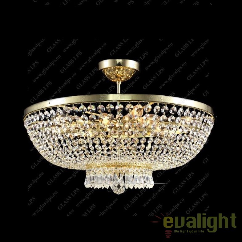 Lustra, Plafoniera cristal Bohemia L15 167/10/3; F tube, Candelabre si Lustre moderne elegante⭐ modele clasice de lux pentru living, bucatarie si dormitor.✅ DeSiGn actual Top 2020!❤️Promotii lampi❗ ➽ www.evalight.ro. Oferte corpuri de iluminat suspendate pt camere de interior (înalte), suspensii (lungi) de tip lustre si candelabre, pendule decorative stil modern, clasic, rustic, baroc, scandinav, retro sau vintage, aplicate pe perete sau de tavan, cu cristale, abajur din material textil, lemn, metal, sticla, bec Edison sau LED, ieftine de calitate deosebita la cel mai bun pret. a