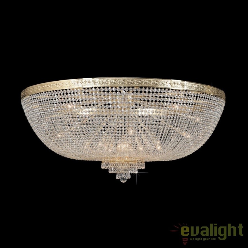 Plafoniera cristal Bohemia L15 501/26/3; F 1 floor, Plafoniere Cristal Bohemia⭐ modele deosebite de lustre tavan din cristal Bohemia autentic din Cehia.✅Design de lux unicat Premium Top❗ ➽ www.evalight.ro.  a