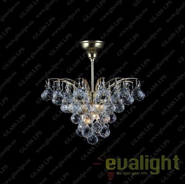 Plafoniera cristal Bohemia L17 555/04/4, Plafoniere Cristal Bohemia⭐ modele deosebite de lustre tavan din cristal Bohemia autentic din Cehia.✅Design de lux unicat Premium Top❗ ➽ www.evalight.ro.  a