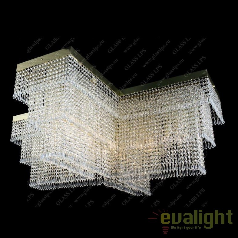 Plafoniera cristal Bohemia 120x120cm, L15 654/20/6, Candelabre si Lustre moderne elegante⭐ modele clasice de lux pentru living, bucatarie si dormitor.✅ DeSiGn actual Top 2020!❤️Promotii lampi❗ ➽ www.evalight.ro. Oferte corpuri de iluminat suspendate pt camere de interior (înalte), suspensii (lungi) de tip lustre si candelabre, pendule decorative stil modern, clasic, rustic, baroc, scandinav, retro sau vintage, aplicate pe perete sau de tavan, cu cristale, abajur din material textil, lemn, metal, sticla, bec Edison sau LED, ieftine de calitate deosebita la cel mai bun pret. a