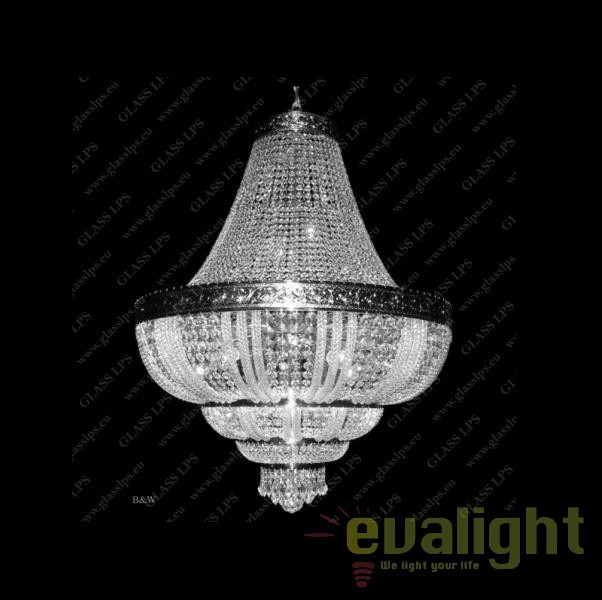 Lustra imperial cristal Bohemia L15 575/15/3; F 3 floor, arms, Lustre Imperial Cristal Bohemia⭐ modele de lux candelabre mari XXL stil Imperial din cristal Bohemia autentic din Cehia.✅DeSiGn Baroc unicat Premium Top❗ ➽ www.evalight.ro.  a