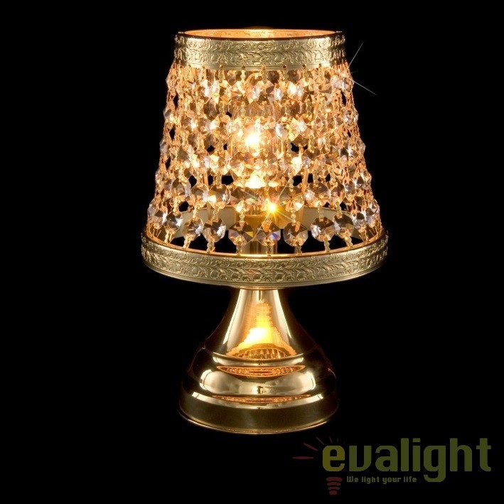 Veioza, lampa de masa LUX cristal Bohemia S35 369/01/6, Candelabre si Lustre moderne elegante⭐ modele clasice de lux pentru living, bucatarie si dormitor.✅ DeSiGn actual Top 2020!❤️Promotii lampi❗ ➽ www.evalight.ro. Oferte corpuri de iluminat suspendate pt camere de interior (înalte), suspensii (lungi) de tip lustre si candelabre, pendule decorative stil modern, clasic, rustic, baroc, scandinav, retro sau vintage, aplicate pe perete sau de tavan, cu cristale, abajur din material textil, lemn, metal, sticla, bec Edison sau LED, ieftine de calitate deosebita la cel mai bun pret. a