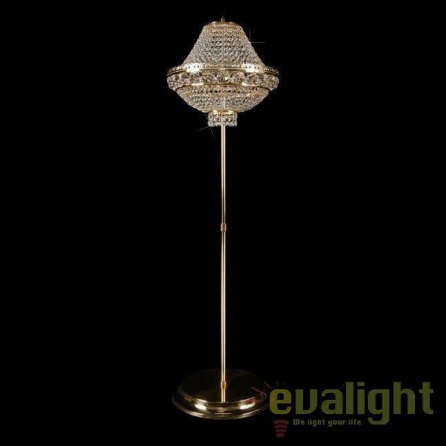 Lampadar, lampa de podea LUX cristal Bohemia S45 265/03/6, Lampadare clasice de podea⭐ modele elegante pentru iluminat camera living dormitor.✅DeSiGn decorativ de lux unic!❤️Promotii lampi❗ ➽www.evalight.ro. Alege corpuri de iluminat interior pt podea cu abajur din material textil si sticla, cu picior inalt si trepied din lemn, brate metal, marmura, ceramica, becuri LED, ieftine de calitate deosebita la cel mai bun pret. a