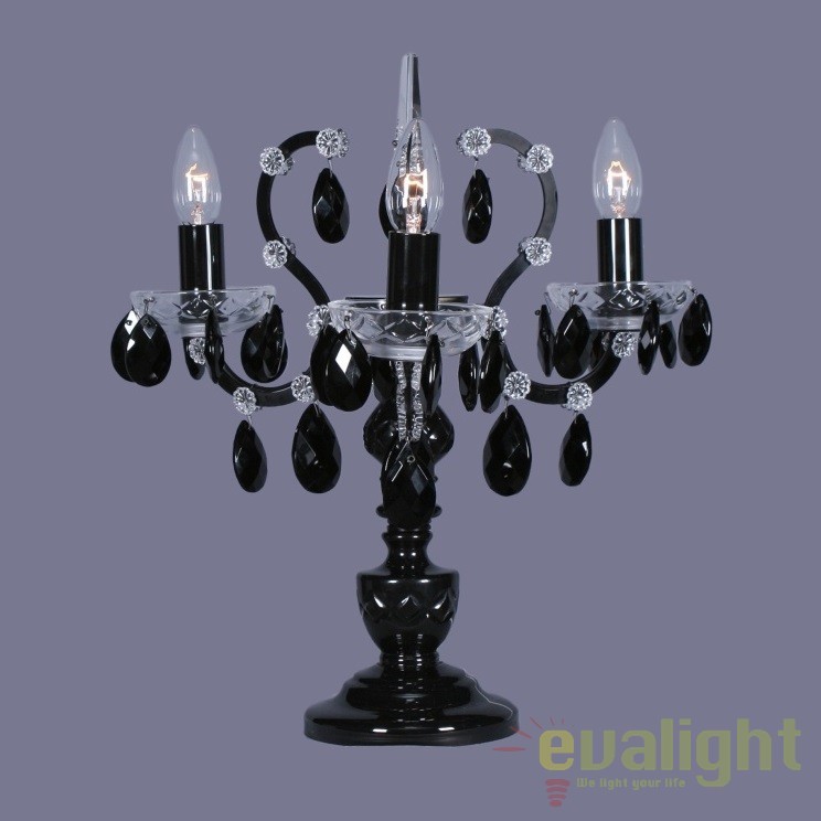 Lampa de masa Maria Theresa, cristal Bohemia S34 501/03/1 , Lustre cristal si Corpuri de iluminat suspendate⭐ modele de lux elegante din cristal Stil Exclusive.✅Design Premium Top❗ ➽ www.evalight.ro.  a