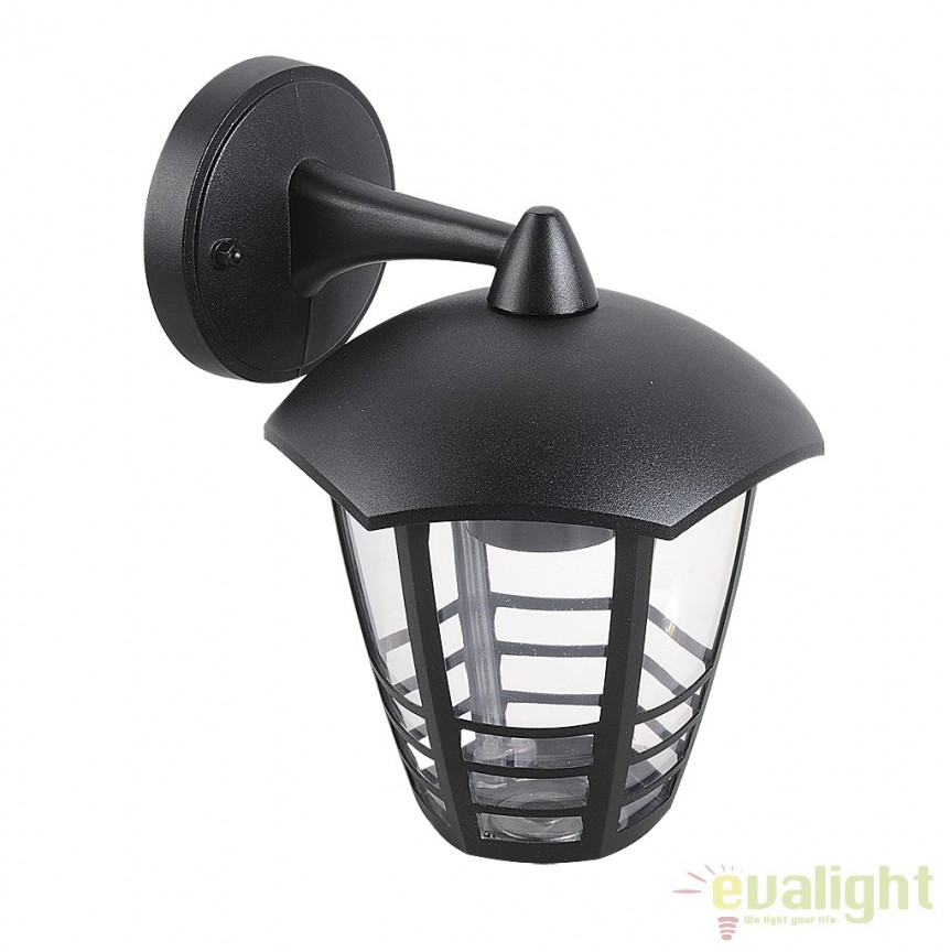 Aplica de perete de exterior, IP44 negru Marseille 8617 RX, Aplice de exterior clasice, rustice, traditionale⭐ lampi de perete pentru iluminat exterior terasa casa.✅Design decorativ unic!❤️Promotii online❗ ➽www.evalight.ro. Alege oferte la corpuri de iluminat exterior rezistente la apa tip felinar din metal antichizat, abajur din sticla cu decor ornamental, bec LED si lumina ambientala, ieftine si de lux, calitate deosebita la cel mai bun pret. a