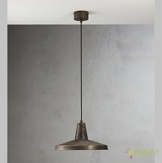 Pendul design minimalist Industrial Style, diam.40cm, Officina 268.02.FF, Candelabre si Lustre moderne elegante⭐ modele clasice de lux pentru living, bucatarie si dormitor.✅ DeSiGn actual Top 2020!❤️Promotii lampi❗ ➽ www.evalight.ro. Oferte corpuri de iluminat suspendate pt camere de interior (înalte), suspensii (lungi) de tip lustre si candelabre, pendule decorative stil modern, clasic, rustic, baroc, scandinav, retro sau vintage, aplicate pe perete sau de tavan, cu cristale, abajur din material textil, lemn, metal, sticla, bec Edison sau LED, ieftine de calitate deosebita la cel mai bun pret. a