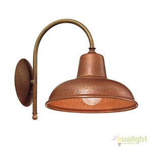 Aplica de perete rustica fabricata manual, Contrada 243.06.OR, Corpuri de iluminat rustice⭐ modele din lemn sau fier forjat pentru iluminat interior în stil rustic.✅Design decorativ vintage!❤️Promotii lampi❗ ➽www.evalight.ro. Alege lustre suspendate si candelabre decorate în stil rustic traditional, aplice si plafoniere aplicate de tavan sau perete, pt foisoare si terase casa, ieftine si de lux, calitate la cel mai bun pret.


 a