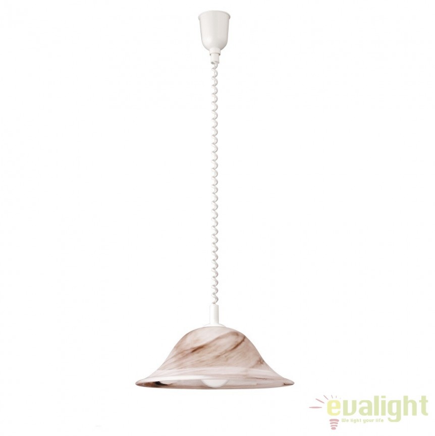 Pendul / Lustra suspendata diam.42cm, Alabastro 3954 RX, Lustre rustice, lemn⭐ modele de candelabre pentru iluminat interior.✅Design decorativ în stil rustic!❤️Promotii lampi❗ ➽www.evalight.ro. Alege corpuri de iluminat rustice de tip lustra din lemn sau fier forjat, lustre suspendate si pendule pt baie, bucatarie, living, dormitor, foisoare si terase casa, ieftine si de lux, calitate la cel mai bun pret. a