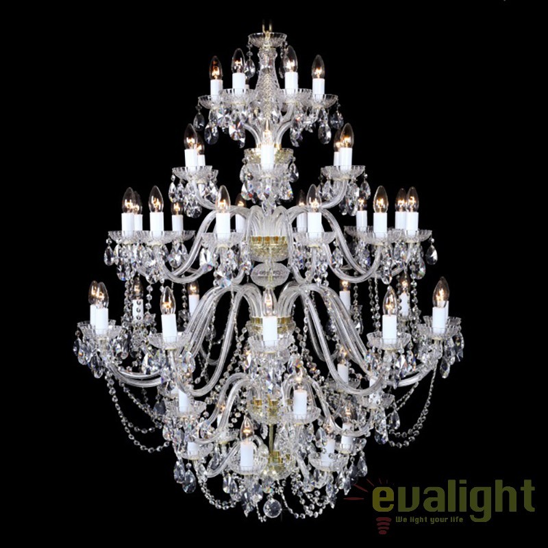 Lustra XXL cristal Bohemia L11 006/78/1-A, Lustre cristal si Corpuri de iluminat suspendate⭐ modele de lux elegante din cristal Stil Exclusive.✅Design Premium Top❗ ➽ www.evalight.ro.  a