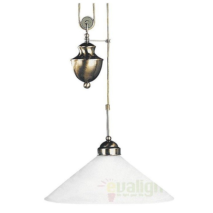 Pendul cu scripete decorativ, diam.39cm, Marian 2706 RX, Corpuri de iluminat rustice⭐ modele din lemn sau fier forjat pentru iluminat interior în stil rustic.✅Design decorativ vintage!❤️Promotii lampi❗ ➽www.evalight.ro. Alege lustre suspendate si candelabre decorate în stil rustic traditional, aplice si plafoniere aplicate de tavan sau perete, pt foisoare si terase casa, ieftine si de lux, calitate la cel mai bun pret.


 a