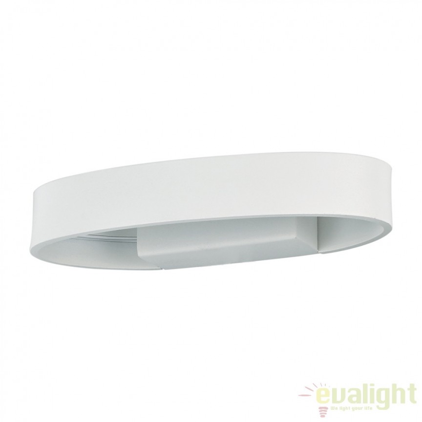 Aplica de perete LED moderna ZED AP1 OVAL BIANCO 115153, Corpuri de iluminat interior, moderne⭐ modele lustre interior pentru living, dormitor, bucatarie, baie.✅DeSiGn decorativ de lux!❤️Promotii lampi❗ ➽www.evalight.ro. Alege Corpuri de iluminat interior elegante in stil modern, suspendate sau aplicate de tavan si perete, ieftine de calitate deosebita la cel mai bun pret.
 a