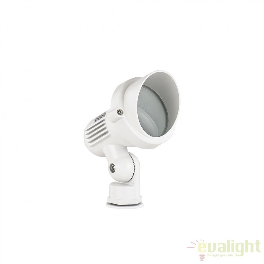 Tarus iluminat exterior IP65 TERRA PT1 SMALL BIANCO 106205, Proiectoare LED de exterior cu tarus⭐ iluminat ambiental pentru curte alei gradina, fatada casa.✅Design decorativ ornamental.❤️Promotii lampi❗ ➽www.evalight.ro. Alege oferte la corpuri de iluminat tip stalpi cu tarus proiector, reflector cu senzor de miscare, sisteme de mare putere cu panou solar cu LED-uri, profesionale de calitate la cel mai bun pret. a