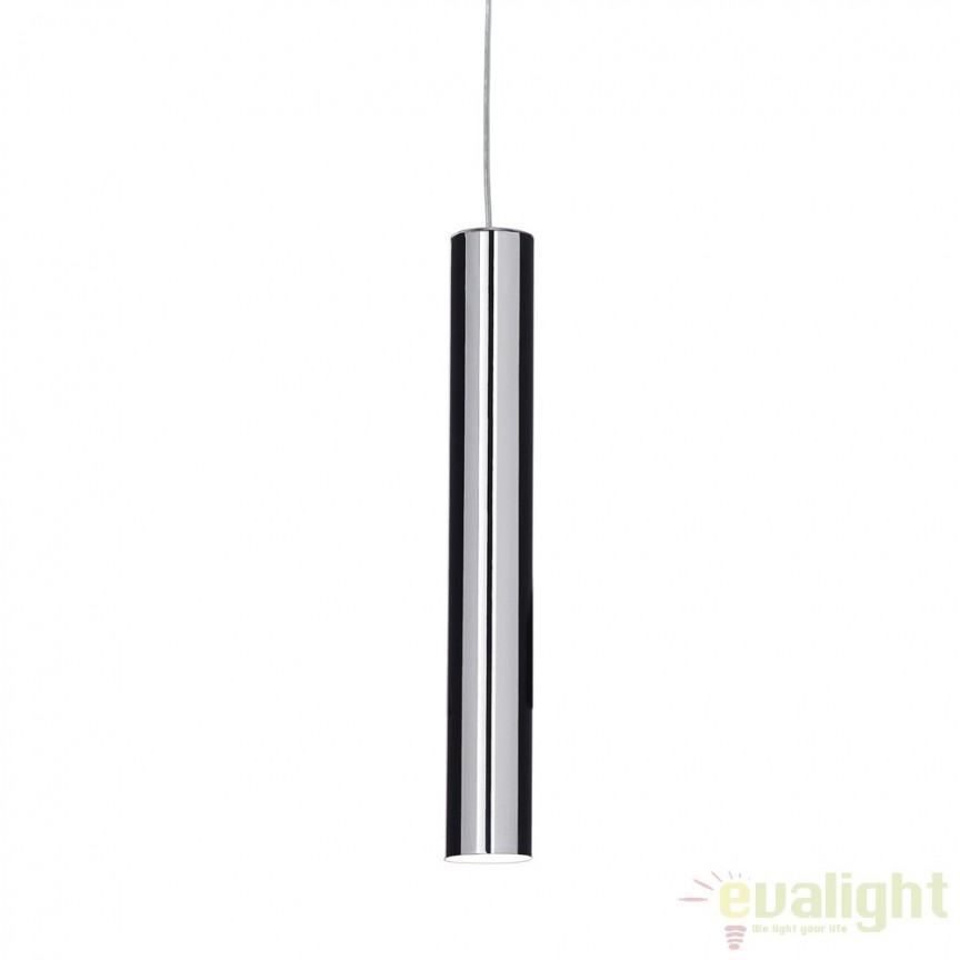 Pendul modern LOOK SP1 SMALL CROMO 104942, Candelabre si Lustre moderne elegante⭐ modele clasice de lux pentru living, bucatarie si dormitor.✅ DeSiGn actual Top 2020!❤️Promotii lampi❗ ➽ www.evalight.ro. Oferte corpuri de iluminat suspendate pt camere de interior (înalte), suspensii (lungi) de tip lustre si candelabre, pendule decorative stil modern, clasic, rustic, baroc, scandinav, retro sau vintage, aplicate pe perete sau de tavan, cu cristale, abajur din material textil, lemn, metal, sticla, bec Edison sau LED, ieftine de calitate deosebita la cel mai bun pret. a