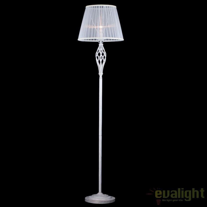 Lampadar / Lampa de podea eleganta design clasic Grace MYARM247-11-G, Lampadare clasice de podea⭐ modele elegante pentru iluminat camera living dormitor.✅DeSiGn decorativ de lux unic!❤️Promotii lampi❗ ➽www.evalight.ro. Alege corpuri de iluminat interior pt podea cu abajur din material textil si sticla, cu picior inalt si trepied din lemn, brate metal, marmura, ceramica, becuri LED, ieftine de calitate deosebita la cel mai bun pret. a