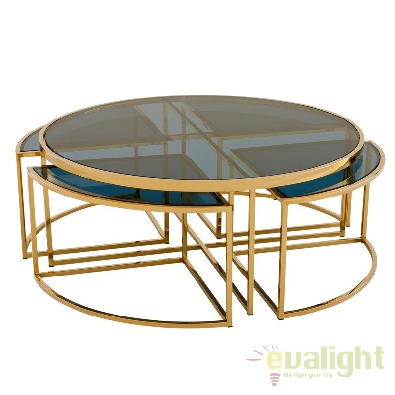 Masuta de cafea LUX design elegant din metal finisaj auriu Padova Gold 109537 HZ, Masute de cafea, moderne⭐ modele elegante de lux din lemn, sticla pentru living.✅DeSiGn decorativ unic❗  ➽www.evalight.ro. Alege mese de cafea metal cu blat de sticla, marmura, rotunde si ovale, stil scandinav, clasic, vintage, retro, industrial, minimalist, ieftine si de calitate la cel mai bun pret.

 a