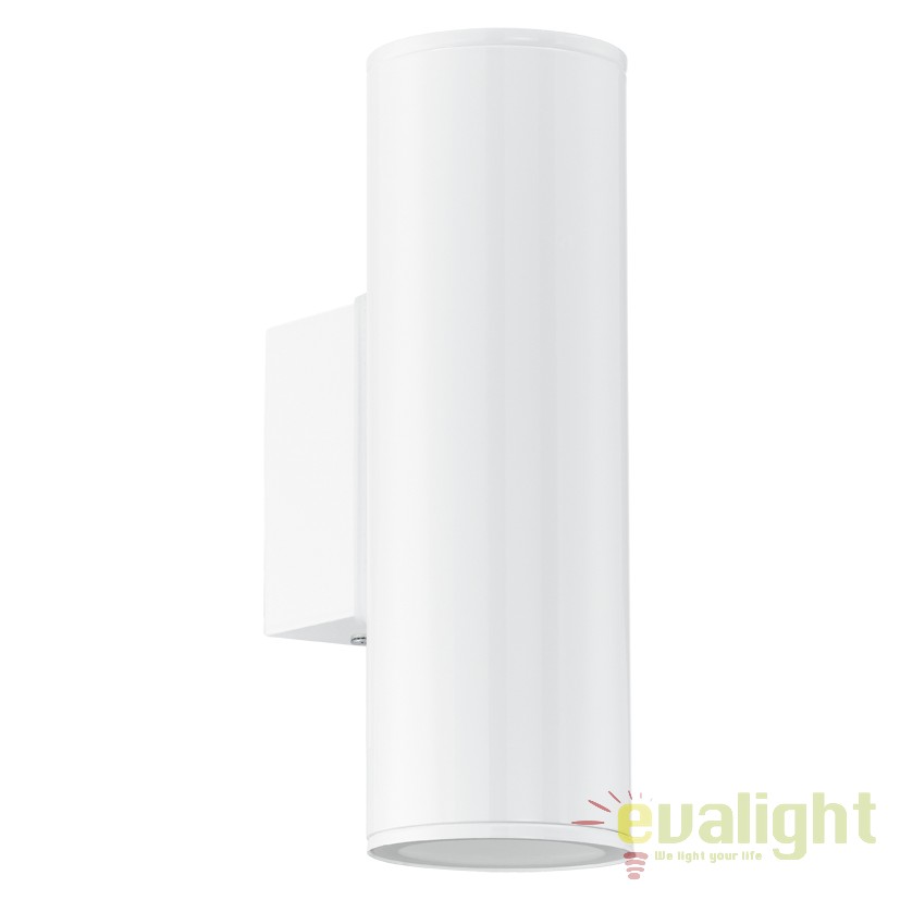 Aplica de perete exterior H-20cm, protectie IP44, LED RIGA up and down alb 94101 EL, Promotii lustre, reduceri⭐ corpuri de iluminat, mobila si decoratiuni de interior si exterior.⭕Oferte Pret redus online ➽ www.evalight.ro❗ a