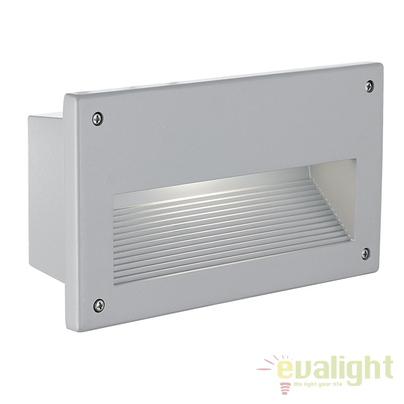 Spot exterior incastrabil, protectie IP44, ZIMBA argintiu 88575 EL, Promotii lustre, reduceri⭐ corpuri de iluminat, mobila si decoratiuni de interior si exterior.⭕Oferte Pret redus online ➽ www.evalight.ro❗ a