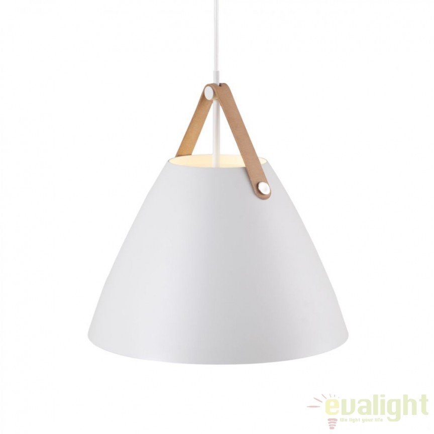 Lustra / Pendul design nordic Strap 36 alb 84343001 DFTP, Candelabre si Lustre moderne elegante⭐ modele clasice de lux pentru living, bucatarie si dormitor.✅ DeSiGn actual Top 2020!❤️Promotii lampi❗ ➽ www.evalight.ro. Oferte corpuri de iluminat suspendate pt camere de interior (înalte), suspensii (lungi) de tip lustre si candelabre, pendule decorative stil modern, clasic, rustic, baroc, scandinav, retro sau vintage, aplicate pe perete sau de tavan, cu cristale, abajur din material textil, lemn, metal, sticla, bec Edison sau LED, ieftine de calitate deosebita la cel mai bun pret. a