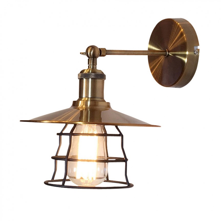 Aplica de perete vintage design industrial style VIEJO 15086W GL, Candelabre si Lustre moderne elegante⭐ modele clasice de lux pentru living, bucatarie si dormitor.✅ DeSiGn actual Top 2020!❤️Promotii lampi❗ ➽ www.evalight.ro. Oferte corpuri de iluminat suspendate pt camere de interior (înalte), suspensii (lungi) de tip lustre si candelabre, pendule decorative stil modern, clasic, rustic, baroc, scandinav, retro sau vintage, aplicate pe perete sau de tavan, cu cristale, abajur din material textil, lemn, metal, sticla, bec Edison sau LED, ieftine de calitate deosebita la cel mai bun pret. a