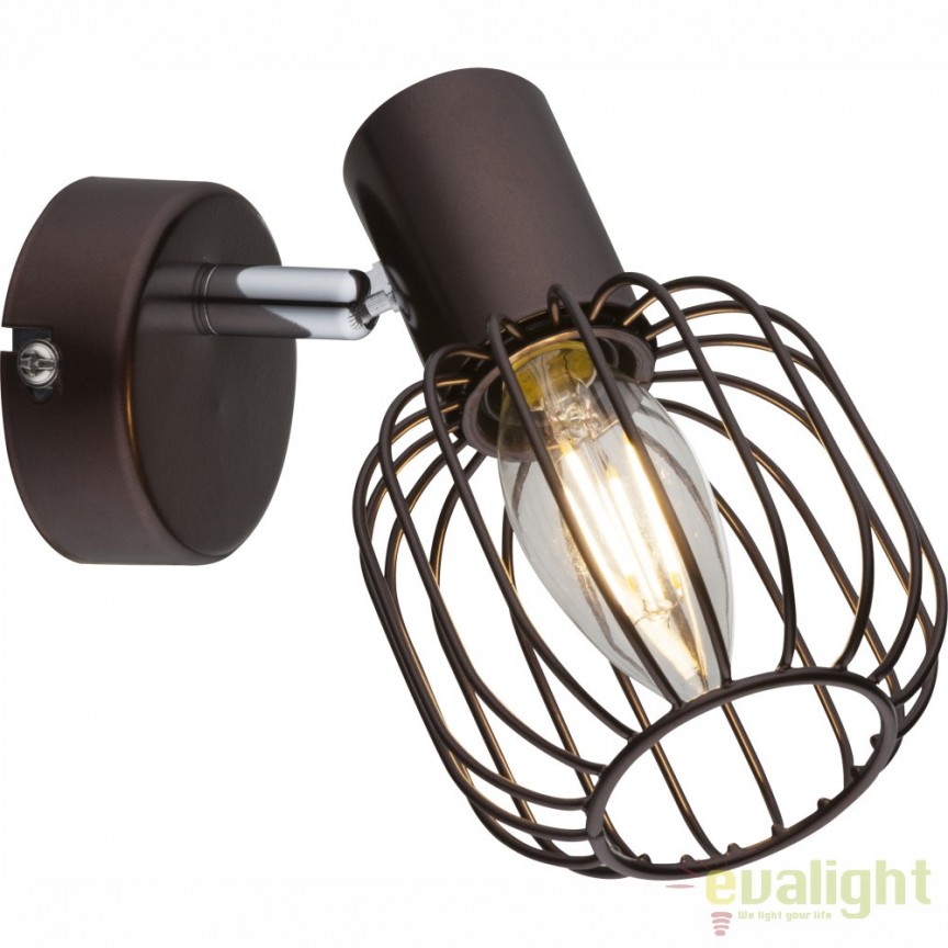 Aplica cu finisaj bronz AKIN 54801-1 GL, Aplice de perete moderne, LED⭐ modele potrivite pentru iluminat living dormitor, bucatarie, hol.✅DeSiGn decorativ actual unic!❤️Promotii lampi❗ ➽www.evalight.ro. Alege corpuri de iluminat interior elegante de tip lustre aplicate de perete si tavan pt camere casa, ieftine si de lux, calitate deosebita la cel mai bun pret. a