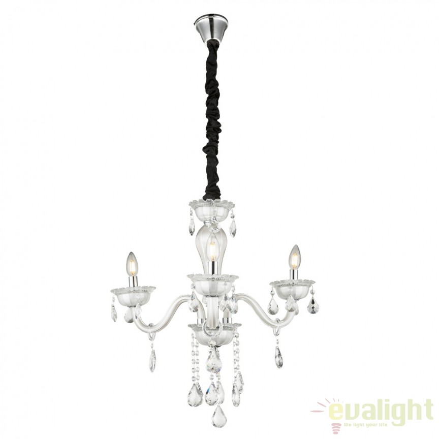 Candelabru elegant cu 3 brate design clasic Teejay 64118-3 GL , Candelabre clasice / Lustre si Pendule⭐ modele elegante de lux pentru iluminat living, dormitor, bucatarie.✅DeSiGn decorativ unic!❤️Promotii❗ Lustre clasice ➽ www.evalight.ro. Alege oferte la colectii NOI de corpuri de iluminat pt interior în stil clasic, industrial, retro sau vintage, lampi suspendate deosebite de tip suspensii, decorate cu margele cu cristal, abajur textil, de sticla, becuri normale tip lumanare cu filament sau LED, ieftine de calitate la cel mai bun pret. a