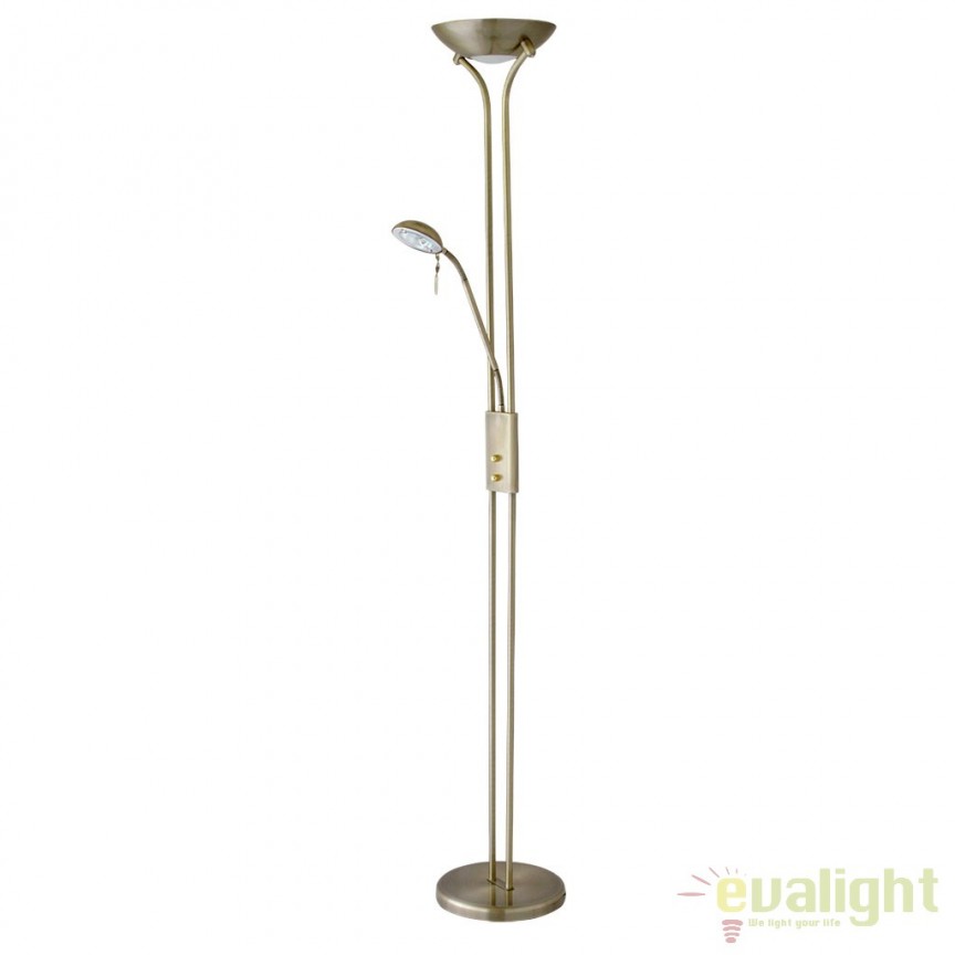 Lampadar/ lampa de podea moderna finisaj bronz Beta 4076 RX, Lampadare moderne de podea⭐ modele elegante pentru iluminat camera living dormitor.✅DeSiGn decorativ de lux unic!❤️Promotii lampi❗ ➽www.evalight.ro. Alege corpuri de iluminat de podea pt interior cu reader LED, ieftine de calitate deosebita la cel mai bun pret. a