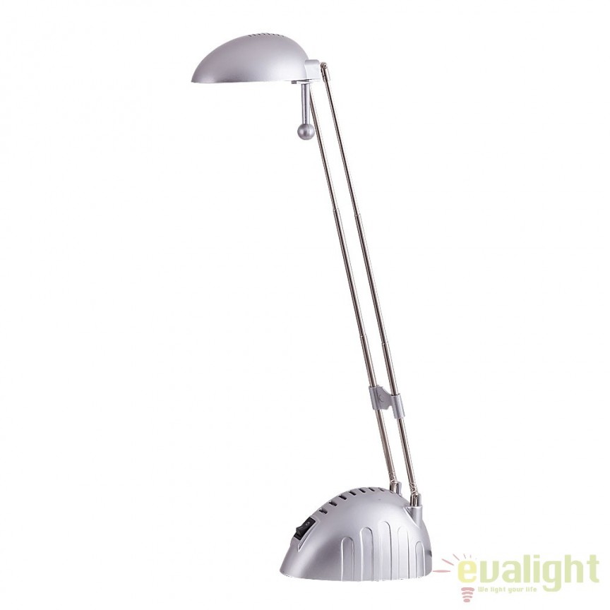 Lampa de birou moderna LED argintiu Ronald 4335 RX, Corpuri de iluminat interior LED⭐ modele lustre interior LED pentru living, dormitor, bucatarie, baie.✅DeSiGn decorativ de lux!❤️Promotii lampi LED❗ ➽www.evalight.ro. Alege Corpuri de iluminat interior LED elegante in stil modern, suspendate sau aplicate de tavan si perete, ieftine de calitate deosebita la cel mai bun pret. a