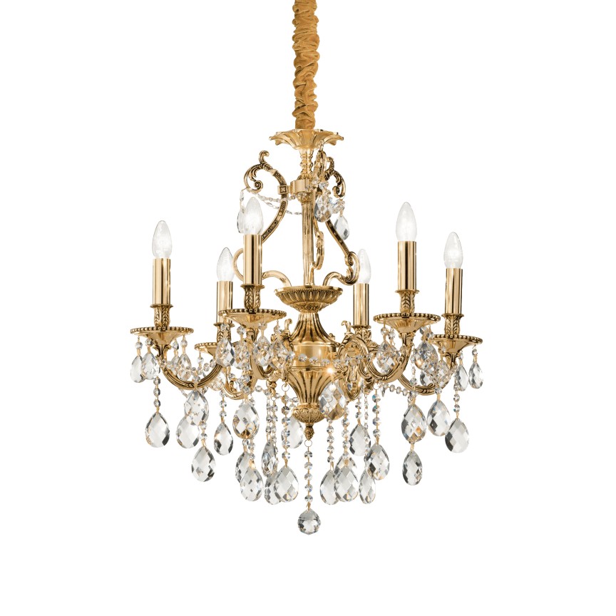 Lustra cristal Venezian diam. 62cm GIOCONDA SP6 oro 060507, Candelabre si Lustre moderne elegante⭐ modele clasice de lux pentru living, bucatarie si dormitor.✅ DeSiGn actual Top 2020!❤️Promotii lampi❗ ➽ www.evalight.ro. Oferte corpuri de iluminat suspendate pt camere de interior (înalte), suspensii (lungi) de tip lustre si candelabre, pendule decorative stil modern, clasic, rustic, baroc, scandinav, retro sau vintage, aplicate pe perete sau de tavan, cu cristale, abajur din material textil, lemn, metal, sticla, bec Edison sau LED, ieftine de calitate deosebita la cel mai bun pret. a