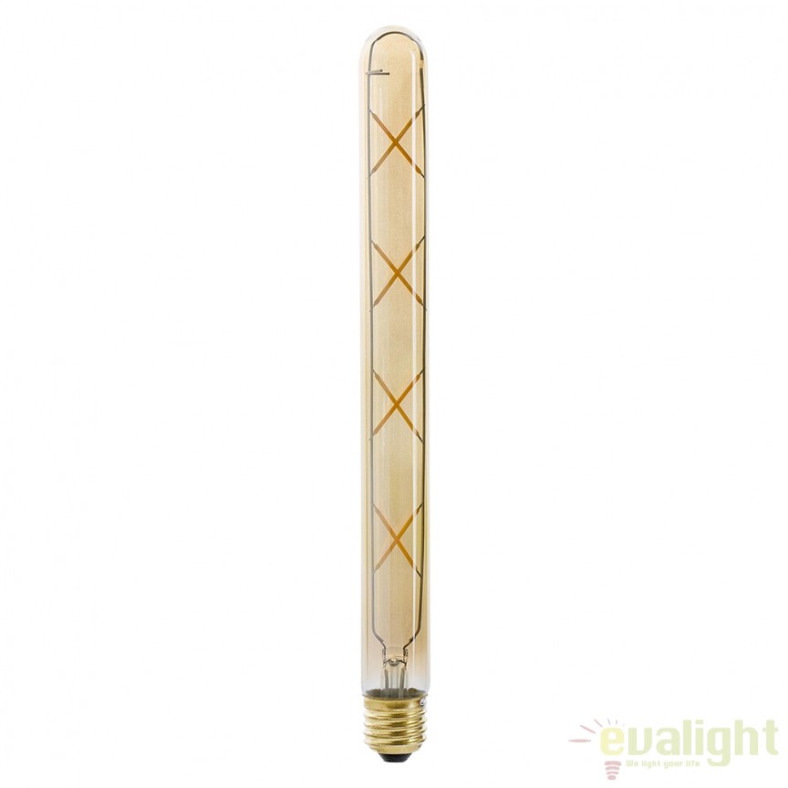 Bec LED decorativ E27 AMBER 6W 2200K 17445, Becuri LED E27 - Bec soclu E27 - dulie bec E27⭐ modele becuri economice LED si clasice cu filament Edison style, decorative vintage.✅Clasa eficienta energetica❗ ➽ www.evalight.ro. Alege temperatura de culoare potrivita a becurilor functie de tipul de iluminare: cu lumina calda, rece, naturala sau neutra. 
Becuri cu soclu (dulie) de tip E27, surse de iluminat inteligente: cu senzor de miscare (telecomanda), (solare) cu consum redus de energie, surse incandescente cu dulie si soclu normale (ceramica, sticla, plastic, aluminiu), LED dimabile cu lumina calda (3000K), lumina rece alba (6500K) si lumina neutra (4000K), lumina naturala, flux luminos cu lumeni, bec LED echivalent 40W / 60W / 100W  tensinea curentului electric este de 12V fata de 220V (Volti) si durata mare de viata, becuri cu lumina puternica stralucitoare, colorate si multicolore, cu forma de lumanare, glob mare sau mic, rezistente la caldura si la apa, ce se aprinde instant la trecerea curentului electric, cu garantie cel mai bun pret❗ a