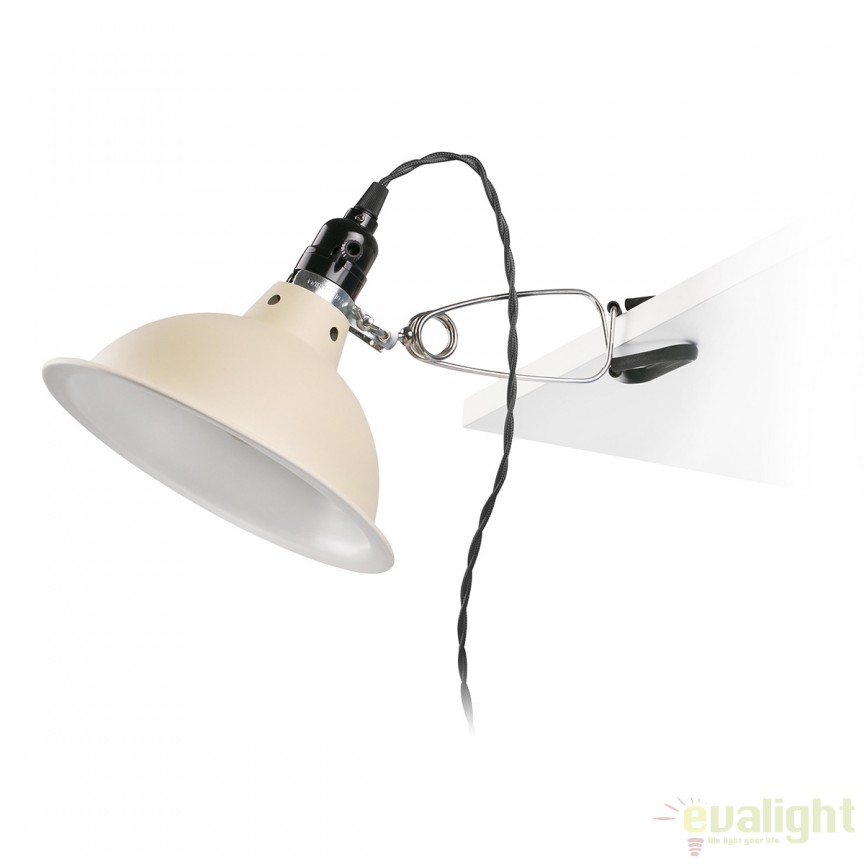 Lampa cu clips design Industrial Style PEPPER bej 64168 , Aplice de perete moderne, LED⭐ modele potrivite pentru iluminat living dormitor, bucatarie, hol.✅DeSiGn decorativ actual unic!❤️Promotii lampi❗ ➽www.evalight.ro. Alege corpuri de iluminat interior elegante de tip lustre aplicate de perete si tavan pt camere casa, ieftine si de lux, calitate deosebita la cel mai bun pret. a