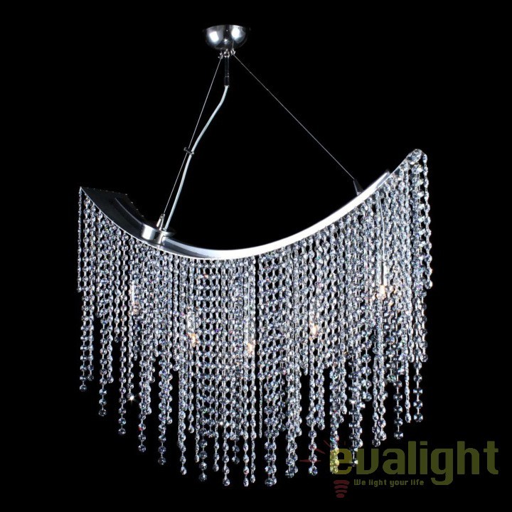 Lustra moderna cristal Bohemia L17 802/05/6, Lustre cristal si Corpuri de iluminat suspendate⭐ modele de lux elegante din cristal Stil Exclusive.✅Design Premium Top❗ ➽ www.evalight.ro.  a